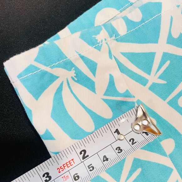 ~ Lilly Pulitzer Sz 4 Dragonfly Pants Aqua Blue Golf Summer Chinos Beachy Preppy - Picture 7 of 16